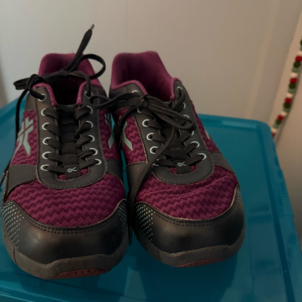 KURU Women’s Purple Teal Comfort Walking Shoes Size 9